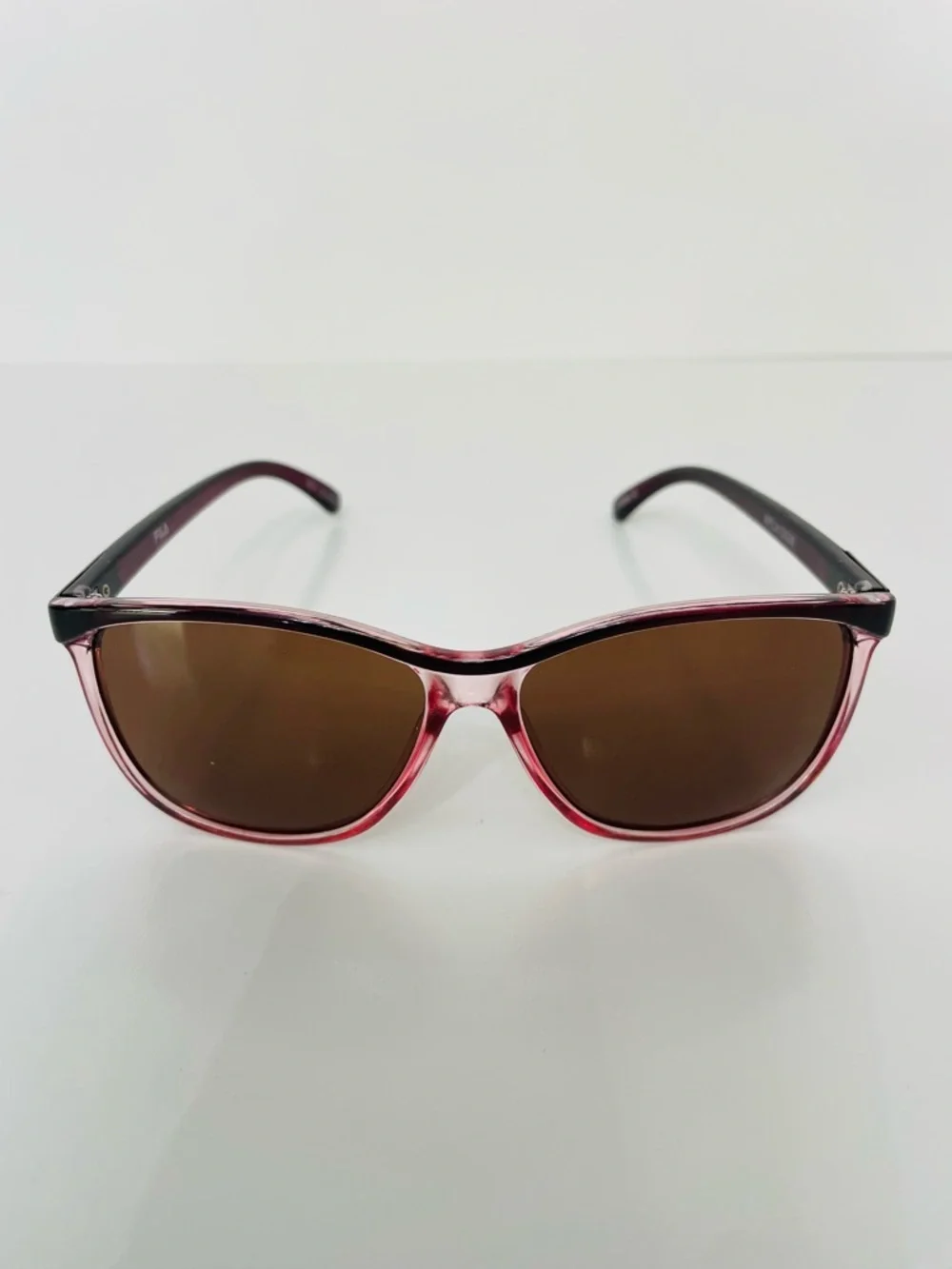 Fila Women's Cat-Eye Rose Pink Tinted Frame Sunglasses 100% UVB Protection